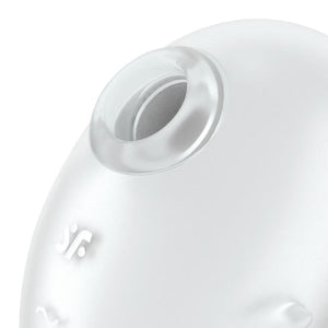 SATISFYER - CUTIE GHOST НАКЛАДНОЙ ВИБРАТОР БЕЛЫЙ