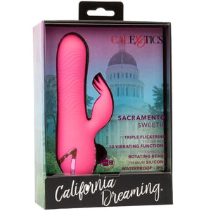CALEXOTICS - SACRAMENTO SWEETIE VIBRATOR RABBIT PINK BY CALIFORNIA DREAMING CALEXOTICS