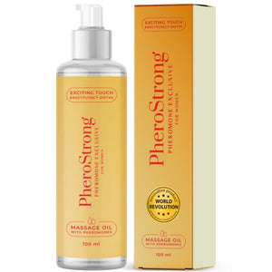 PHEROSTRONG - MASSAGE OIL EXCLUSIVE FOR WOMEN 100 ML LoveYou.lv