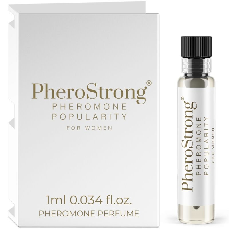 PHEROSTRONG - PHEROMONE SMARŽU POPULARITĀTE SIEVIETĒM 1 ML
