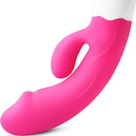 ARMONY - HAPPY VIBRATOR & RECHARGEABLE FUCHSIA STIMULATOR - LoveYou.lv
