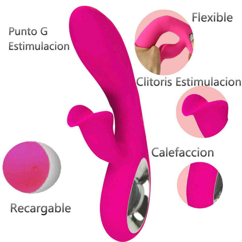 ARMONY - DARO VIBRATOR & PULL RING STIMULATOR FUCHSIA - LoveYou.lv