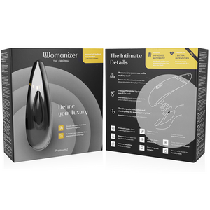 WOMANIZER - PREMIUM 2 CLITORAL STIMULATOR BLACK WOMANIZER