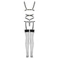 LIVCO CORSETTI FASHION - THIARA LC 20213 KOMPLEKTS BODY + ZEKAS MELNAS S/M