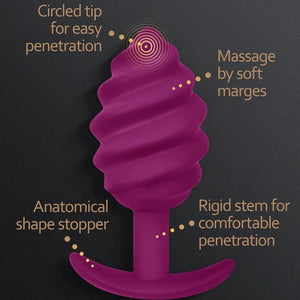 G-VIBE — GPLUG TWIST 2 PURPURA ANĀLAIS SPRIEĶIS