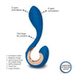 G-VIBE — GPOP 2 G UN P PUNKTA VIBRATORS INDIGO BLUE