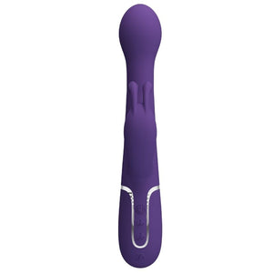PRETTY LOVE - DEJON RABBIT VIBRATOR 3 IN 1 MULTIFUNCTION PURPLE PRETTY LOVE FLIRTATION