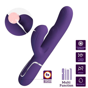 PRETTY LOVE - PERLITA G-SPOT VIBRATOR 3 IN 1 MULTIFUNCTION PURPLE PRETTY LOVE FLIRTATION