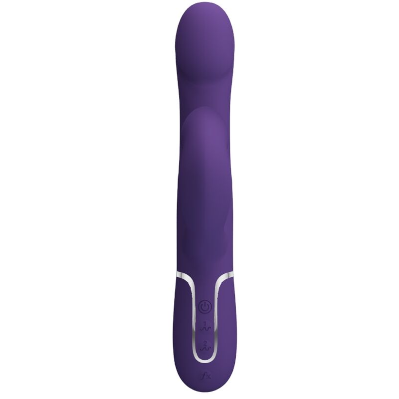 PRETTY LOVE - ZALIN RABBIT VIBRATOR PEARLS 4 IN 1 PURPLE PRETTY LOVE FLIRTATION