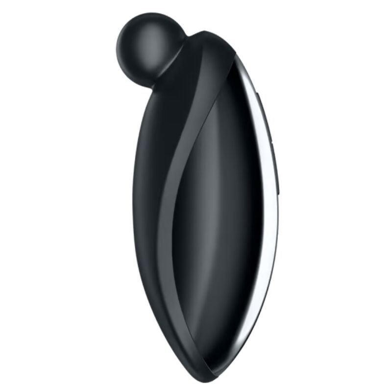 APMIERINĀTĀJS — PLĀKSTS UZ 2 UZLĒMUMU VIBRATORU, MELNĀ
