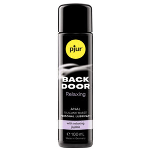 Pjur Back Door Anal Relaxing Silicone-Based Personal Lubricant with Jojoba, 100mL bottle