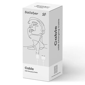 SATISFYER - ЗАРЯДНЫЙ КАБЕЛЬ БЕЛЫЙ