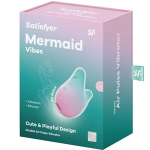 SATISFYER - СТИМУЛЯТОР И ВИБРАТОР MERMAID VIBES МЯТНЫЙ И РОЗОВЫЙ