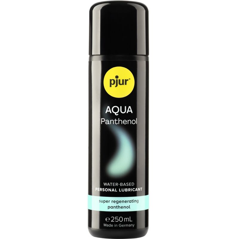 pjur AQUA Panthenol 250 ml water-based lubricant bottle