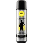 PJUR Superhero Retardant Lubricant 100ml, water-based with Ginkgo for enhanced erection and stamina, external use on penis