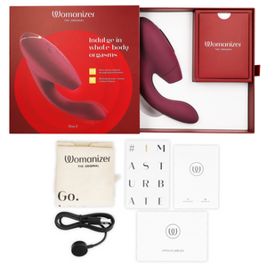 WOMANIZER - DUO 2 STIMULATOR BORDEAUX WOMANIZER