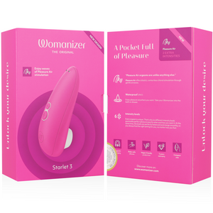 WOMANIZER - STARLET 3 КЛИТОРАЛЬНЫЙ СТИМУЛЯТОР РОЗОВЫЙ