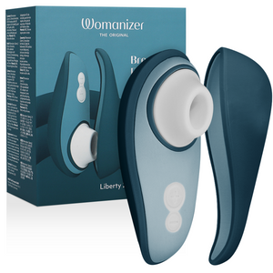 WOMANIZER - LIBERTY 2 СТИМУЛЯТОР КЛИТОРА И ПРИСОСКА СВЕТЛО-ЗЕЛЕНЫЙ
