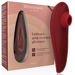 WOMANIZER - CLASSIC 2 КЛИТОРАЛЬНЫЙ СТИМУЛЯТОР БОРДО