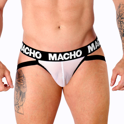 MACHO - MX26X1 JOCK GRID БЕЛЫЙ S