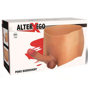 SLĒPTA VĒLME - ALTER EGO BOXERSHOT AR PENIS 18 CM IZMĒRS S/M