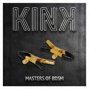 KINK - ЗОЛОТЫЕ ЗАЖИМЫ ДЛЯ СОСКОВ 6 СМ