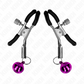 KINK - PURPLE SINGLE BELL NIPPLE CLAMP 6 CM