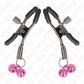 KINK - DOUBLE BELL NIPPLE CLAMP PINK 6 CM