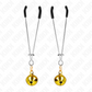 KINK - THIN BELL NIPPLE CLAMPS GOLD 7 CM