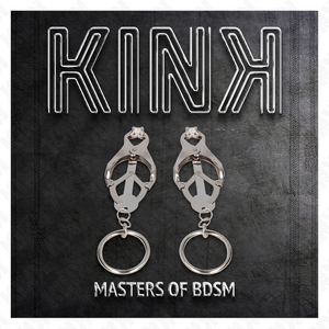 KINK - O-RING ЯПОНСКИЕ ЗАЖИМЫ ДЛЯ СОСКА CLOVER СЕРЕБРИСТЫЕ