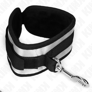 KINK - NEOPRENE WRIST CUFFS GREY 23 X 5 CM - LoveYou.lv
