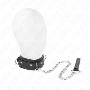 KINK - NECKLACE WITH LEASH 65 CM 3 RING MODEL 1 ADJUSTABLE 38-49 CM X 5 CM LoveYou.lv