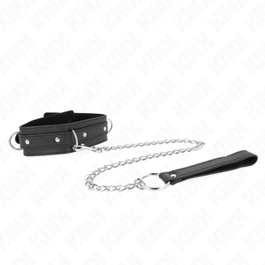 KINK - NECKLACE WITH LEASH 65 CM 3 RING MODEL 1 ADJUSTABLE 38-49 CM X 5 CM LoveYou.lv