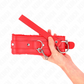 KINK - apkakle AR siksnu 65 CM AR IEROBEŽOJUMIEM RED 36-42 CM X 5,5 CM