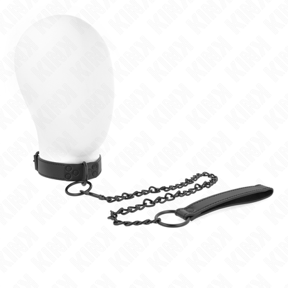 KINK - apkakle AR TUMŠU SAVINTU 65 CM REGULĒJAMA 37-54 CM X 3 CM