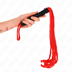 KINK - ROJO ROPE WHIP 56 CM LoveYou.lv