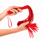 Kink - sarkana mīkstā PVC pātaga 70 cm