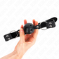 KINK - BREATHABLE BALL 4 CM GAG WITH DOUBLE RIVET MODEL 1 BLACK 62.5 x 2.5 CM ADJUSTABLE 42-58 CM