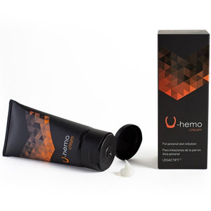U-Hemo hemorrhoids cream with packaging, 60ml tube for irritation relief