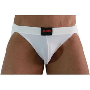 BURN - 007 JOCK LYCRA БЕЛЫЙ S