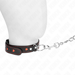 KINK - NECKLACE WITH STRAP 65 CM HEART DETAILS 52.5 X 2.5 CM LoveYou.lv