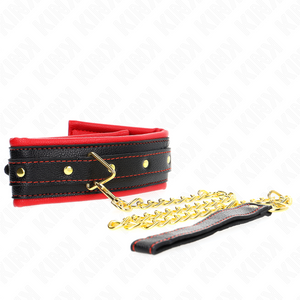 KINK - NECKLACE WITH SPONGE IMITATION LEATHER STRAP MODEL 2 ADJUSTABLE 37-54 CM X 3 CM LoveYou.lv