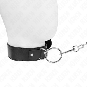 KINK - BASIC MODEL COLLAR WITH LEASH MODEL 4 ADJUSTABLE 36-43 CM LoveYou.lv