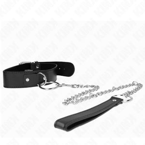 KINK - BASIC MODEL COLLAR WITH LEASH MODEL 4 ADJUSTABLE 36-43 CM LoveYou.lv