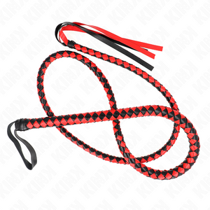 KINK - RED LONG SNAKE WHIP 210 CM LoveYou.lv