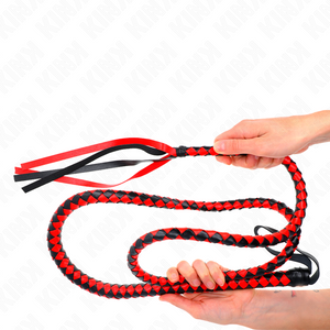 KINK - RED LONG SNAKE WHIP 210 CM LoveYou.lv