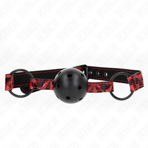 KINK - DIAMOND PATTERN BALL 4.5 CM GAG MODEL 2 64.5 CM ADJUSTABLE 42-60 CM LoveYou.lv
