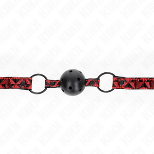KINK - DIAMOND PATTERN BALL 4.5 CM GAG MODEL 2 64.5 CM ADJUSTABLE 42-60 CM LoveYou.lv