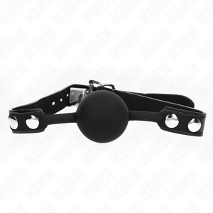 KINK - MODEL 1 SILICONE BALL 4 CM GAG WITH LOCK 60 x 2 CM LoveYou.lv