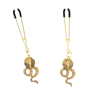 KINK - COBRA PENDANT NIPPLE CLAMPS 6 CM - LoveYou.lv
